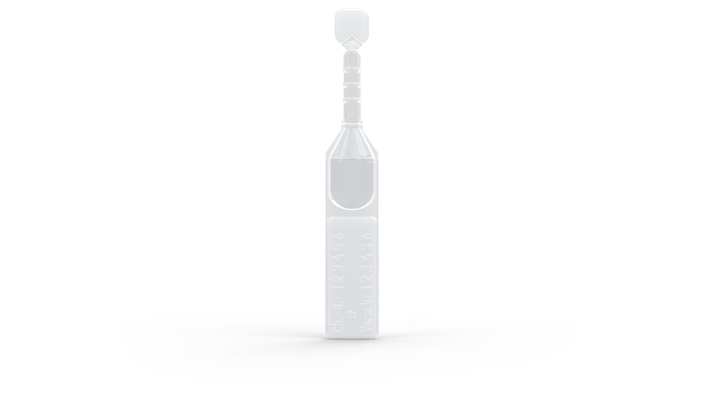 single bfs ampoule for inhalation solutions